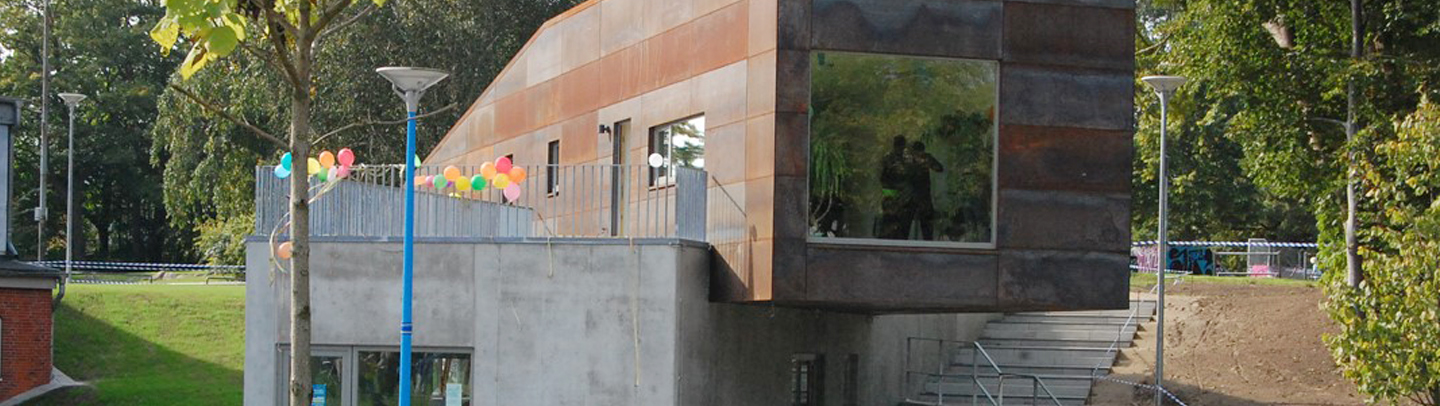 Servicestation im Sport- & Begegnungspark Gaarden – Referenzfoto